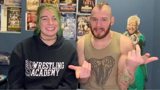 Gabby Forza & Aaron Rourke reflect on tag team debut + friendship before pro wrestling