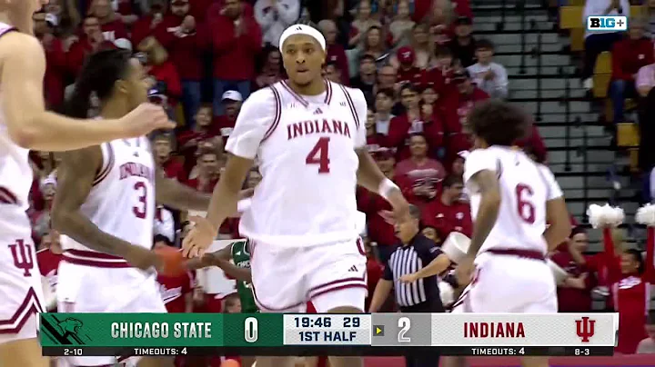 Sam Alexis Gets the Hoosiers on the Board First vs. Chicago State | Indiana Men's Basketball