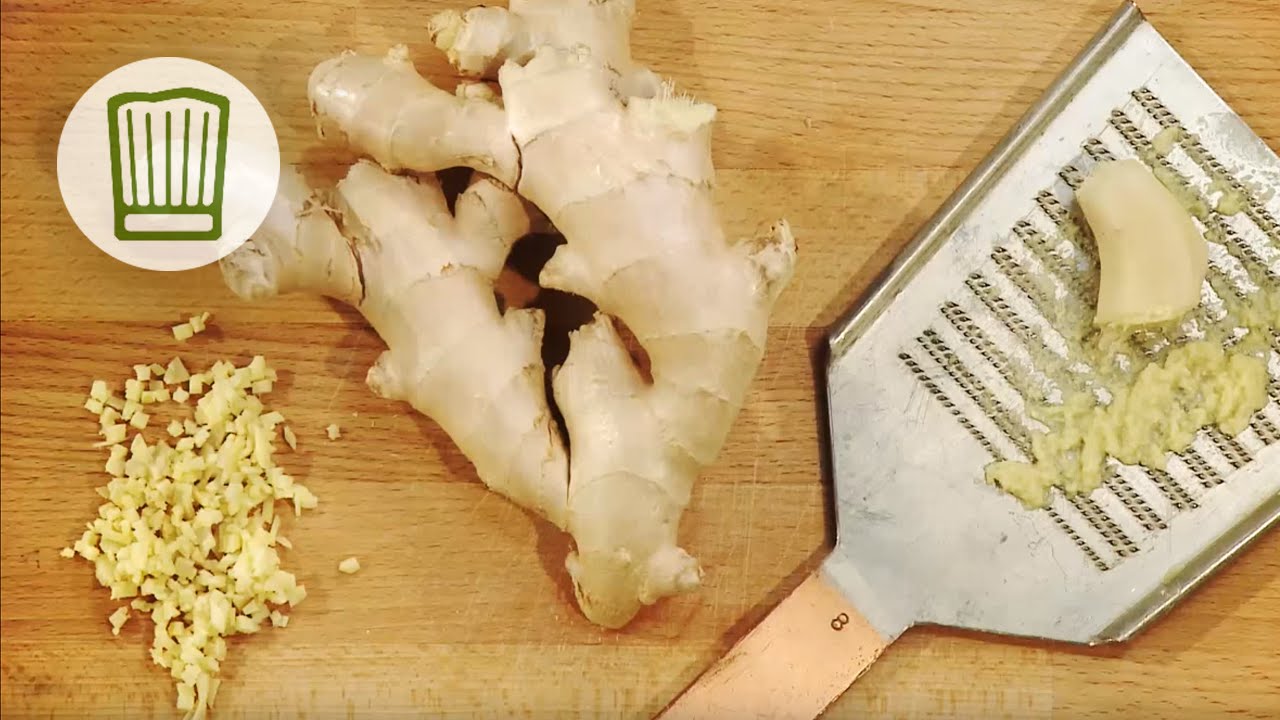 Ingwer verarbeiten wie ein Profi #chefkoch - YouTube