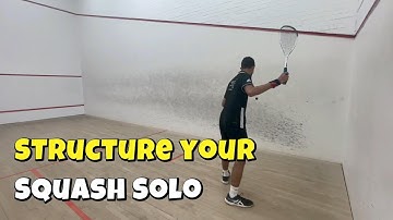 Squash SOLO - Improve your skills with this training video...