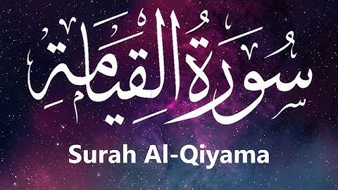 سورة القيامة شريف مصطفى