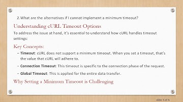 How to Set a Minimum Timeout for cURL in PHP7