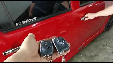 Leon perodua old myvi PKE fully Keyless smart alarm system Push start button engine auto start Rm480