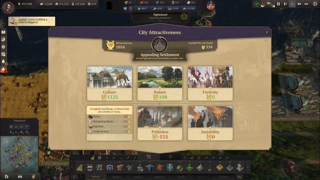 Anno 1800 Ruins in my city wooden bridge YouTube