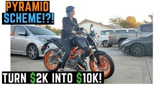 How To Trade Up to Your Dream Motorcycle (Ep. 1)| "Moto Flip Project"| My Wife Rides the KTM Duke!