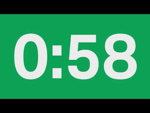 Six 1-Minute Countdowns with "Ready, Set, Go!" in Between
