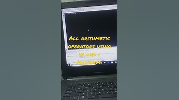All arithmetic operators using in one c program