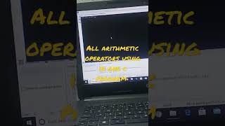All arithmetic operators using in one c program