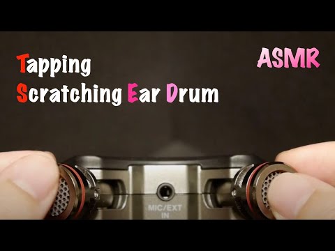 [ASMR]ペタペタマイク指タッピング&カリカリ爪スクラッチ！ Finger tapping and scratching with nail![声なし / No Talking]