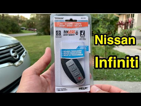 Добавление/программирование смарт ключей Nissan Altima Maxima Murano, Infiniti G37 G35 FX35