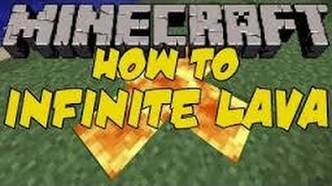 Minecraft   Infinite Lava Source 1.8.4 HD