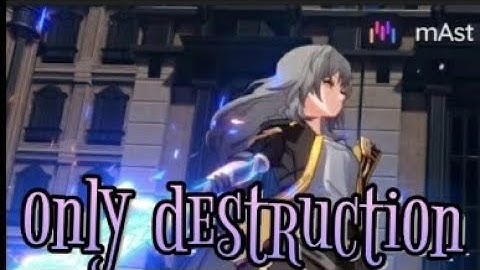 can you beat honkai:star rail with only destruction character *bad audio