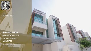 Brand New 6-Bedroom Villa in Grand Views, Meydan | For Rent | SY Capital