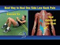 Best Way to Fix One Side Low Back Pain - Heal Any Low Back Injury (Part 3/3)