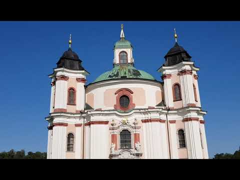 Famous church in Lambach Walking in Austria