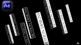 3D Dynamic Typography Animation in After Effects - After Effects Tutorial - No Plugins.