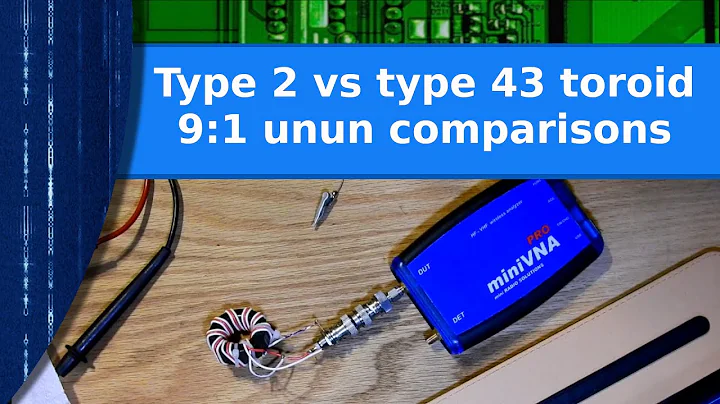 Ham Radio - Type 43 vs type 2 toroids,  comparing 9:1 UNUNs