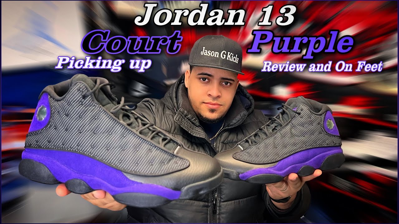 ◆ept◆ COURT SUEDE PURPLE 5005770458 Pick up my Jordan 13 COURT PURPLE 🔥 Review and On Feet