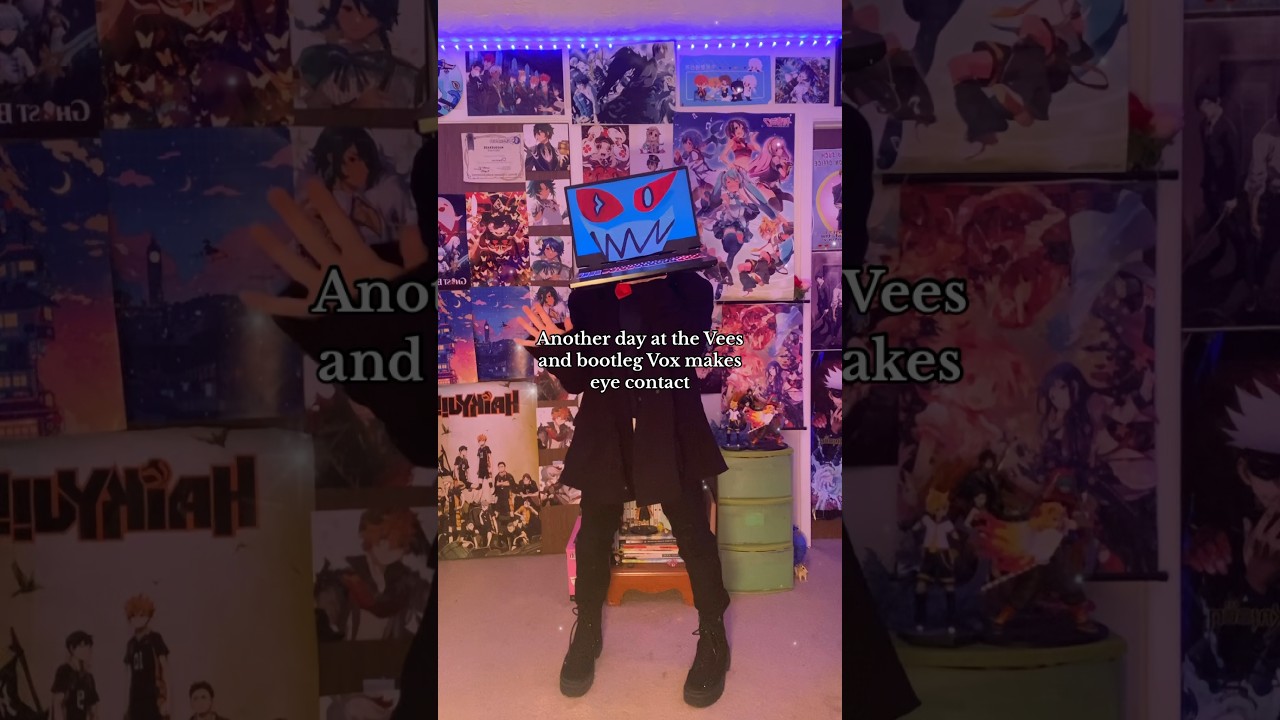 I had too much fun making this; That shirt was literally my pj top LMAOO #hazbinhotel #voxcosplay