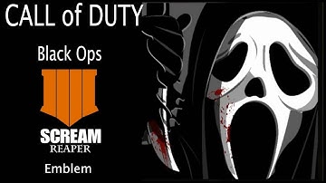 Call Of Duty Black Ops 4 Emblem Tutorial ( Scream ) Reaper