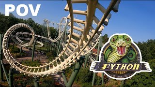 Python Onride 4K 60FPS Efteling 2025 POV Roller Coaster