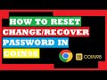 how reset recover password in coin98 wallet