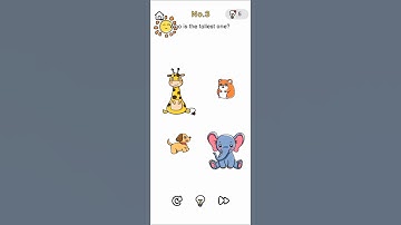 Brain Out Level 3 Gameplay | Who is the tallest one?