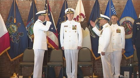 Coast Guard holds change-of-command ceremony in Cleveland