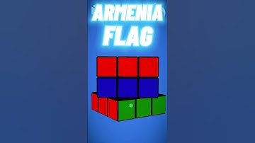 HOW TO MAKE ARMENIA FLAG ON 3/3 RUBIK