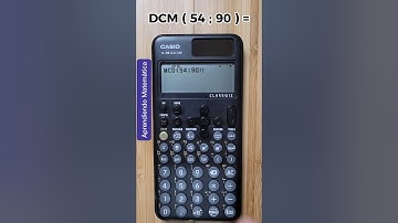 Cómo CALCULAR el MCD o DCM de dos números con la CALCULADORA CIENTÍFICA 🤔