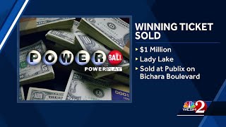Powerball player wins $1 million prize at Central Florida Publix