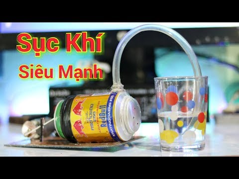 Video Hướng dẫn cách làm MÁY SỤC KHÍ OXY cho hồ cá - Đơn Giản - youtube