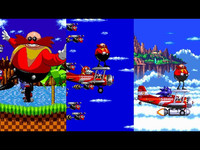 Sonic 1, 2 and 3... but Eggman wins!!! class=