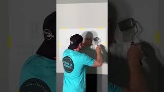 Painting Logos In A Shipping Container #Shorts