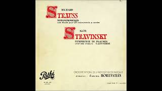 Stravinsky: Symphony of Psalms (French Radio/Horenstein)