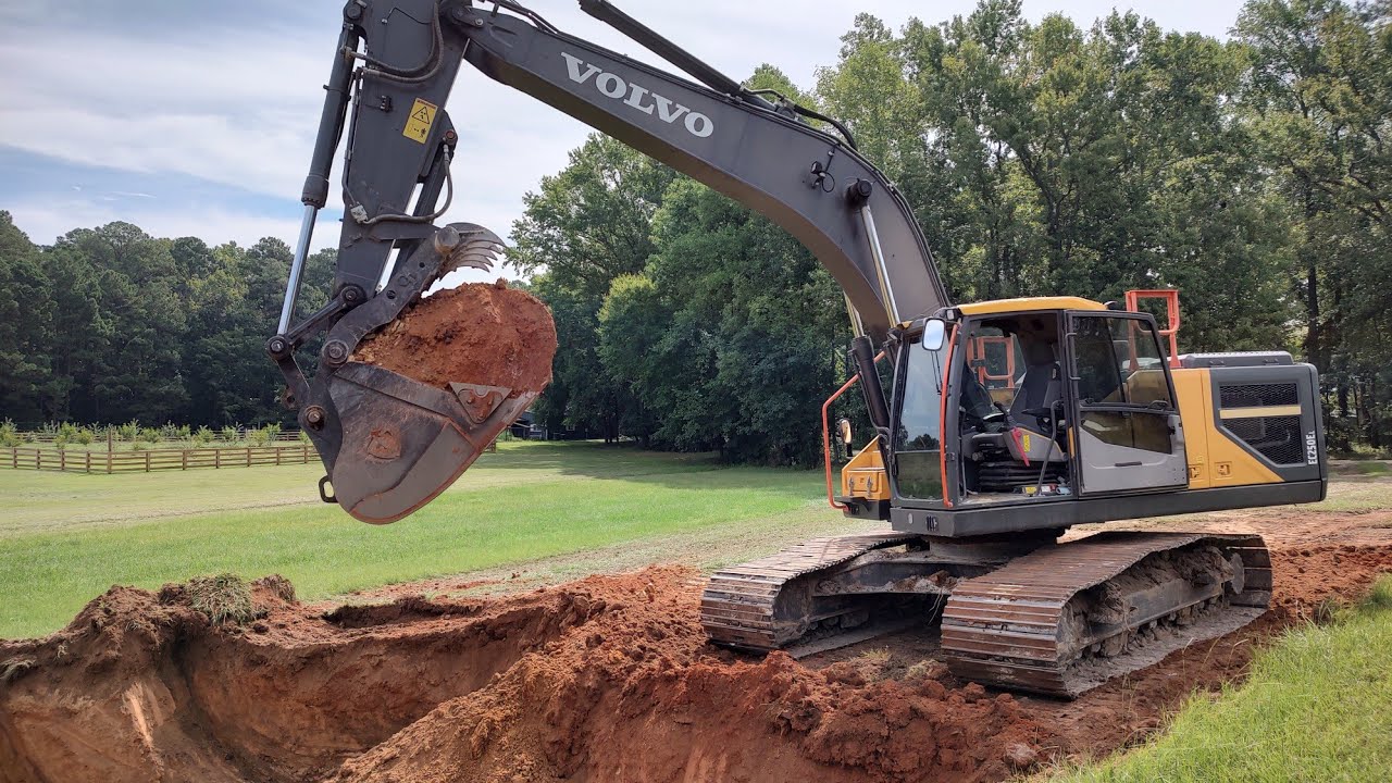 Stealing Clay From Across The Road For The Pond Little Pond Dam YouTube