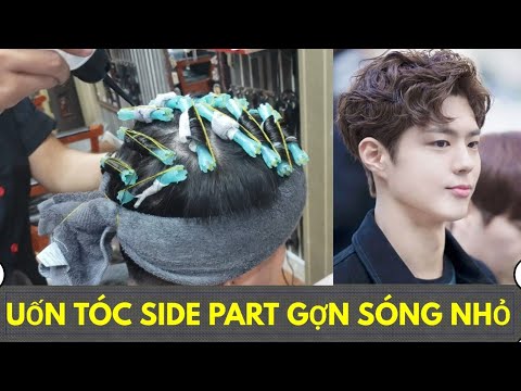 Video Hướng dẩn kĩ thuật uốn tóc side part gợn sóng nhỏ - youtube