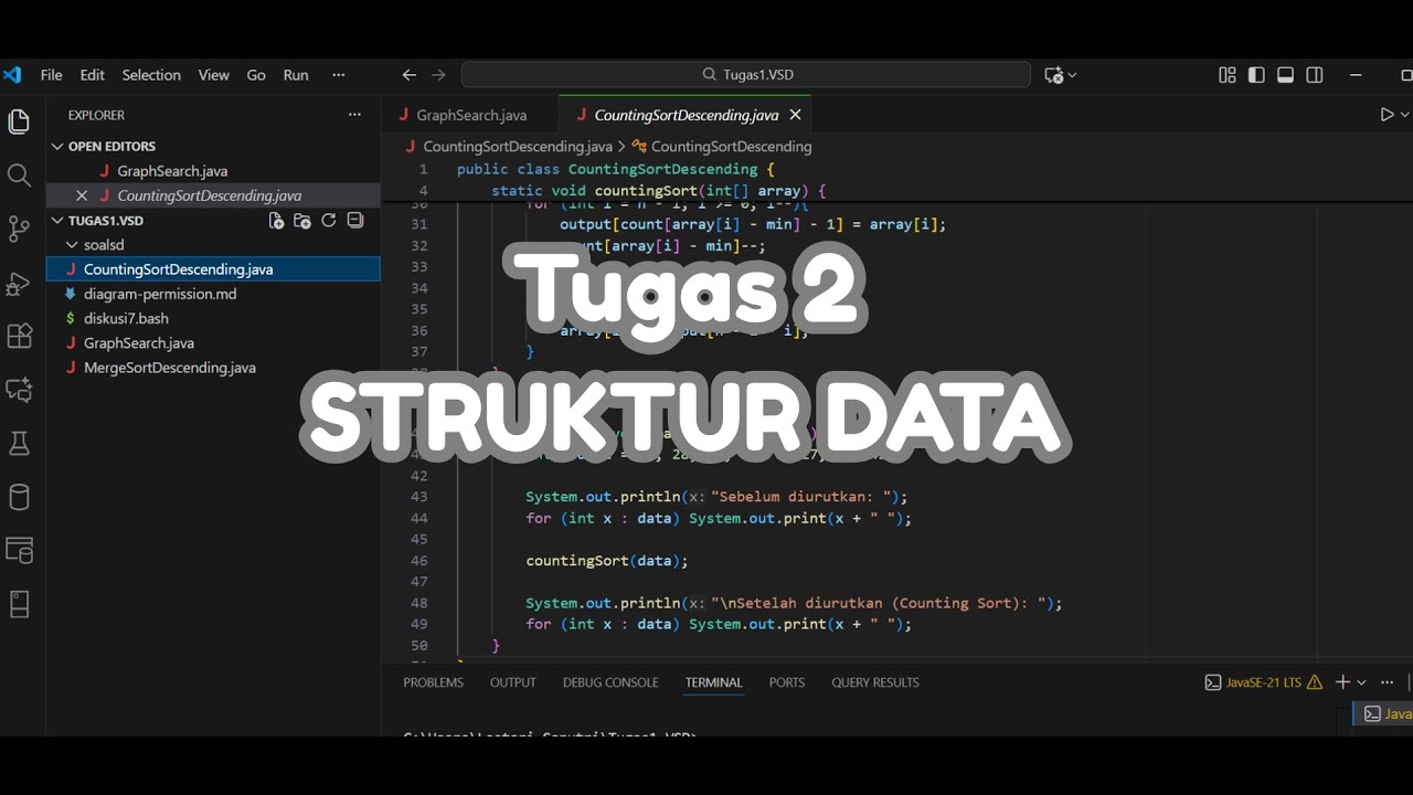 TUGAS 2 STRUKTUR DATA - YouTube