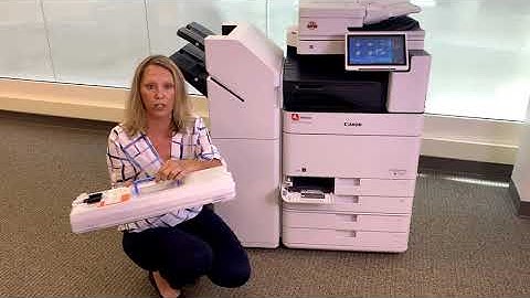 How to Change the Waste Toner Bottle on Your Canon Machine