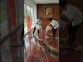 Luxury Epoxy Flooring of TV lounge |THIS FLOORING IS INSANE #epoxy #shorts #epoxyflooring
