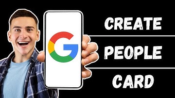 How to CREATE your GOOGLE People Card | ADD me to Search