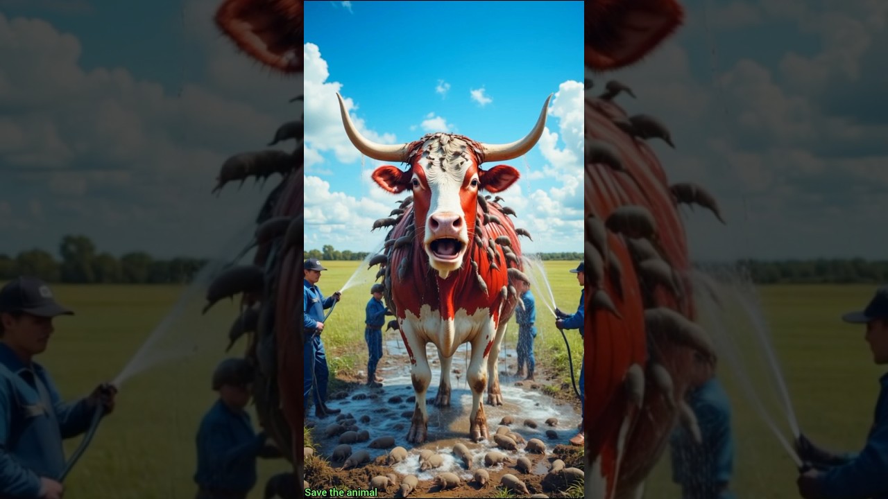 The Brave Cow and the Rescue Team’s Incredible Mission"