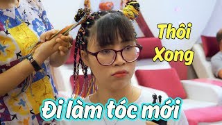 Chị Thơ Làm Bộ Tóc 7 Màu Cực Ngầu