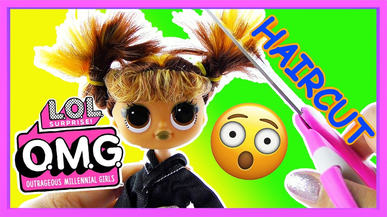 LOL Surprise OMG Haircut Makeover | Fake Winter Chill Missy Meow Fashion Doll