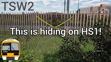 Train Sim World 2 - Broken fence in the middle of HS1 - Southeastern High Speed