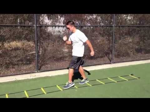 Ladder Drills: Linear Scissor Kicks | Sweat City Athletic Performance Training