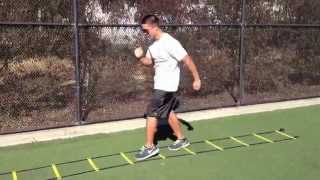 Ladder Drills: Linear Scissor Kicks | Sweat City Athletic Performance Training