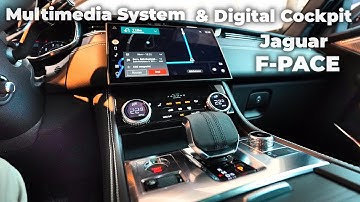 New Jaguar F Pace 2021 Multimedia System & Digital Cockpit Pivi Pro infotainment