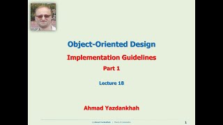 Lecture 18: Implementation Guidelines (Part 1)