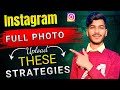 Instagram par Full photo kaise upload kare | how to post full pictures on instagram | #instagram